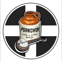 Pork Chop with a cider banjo logo