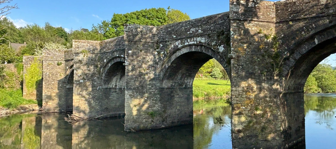 Horsebridge, crossing the River Tamar between Devon and Cornwall