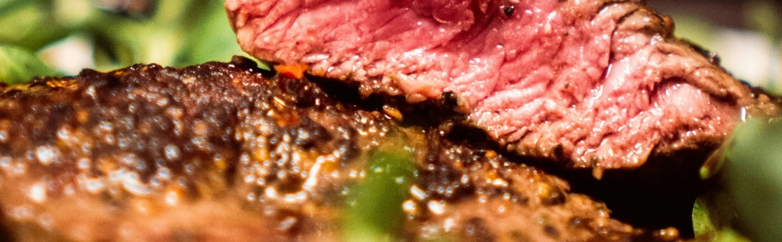 Steak from the grill